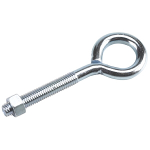RING BOLT, WITH ONE NUT, ZINC PLATED