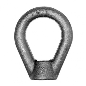 EYE NUT FORGED CARBON steel, SELF colored or hot Dipped galvanized