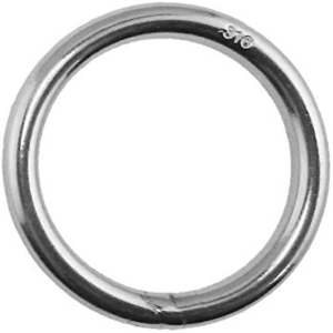 WELDED ROUND RING, ZINC PLATED