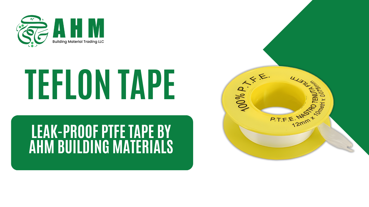 Teflon Tape | Leak-Proof PTFE Tape by AHM Building Materials